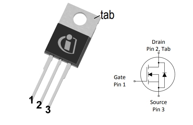 Schema di circuito di applicazione - Infineon Technologies MOSFET di potenza StrongIRFET™ 2